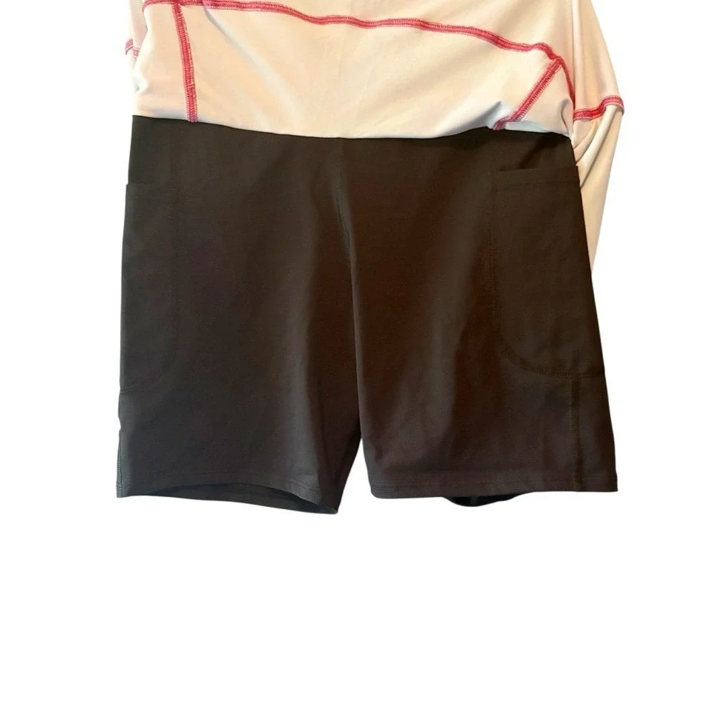 Dona Jo JoJo Skort Womens Size 1 Multi Color Psychedelic Print Tennis Golf Skirt